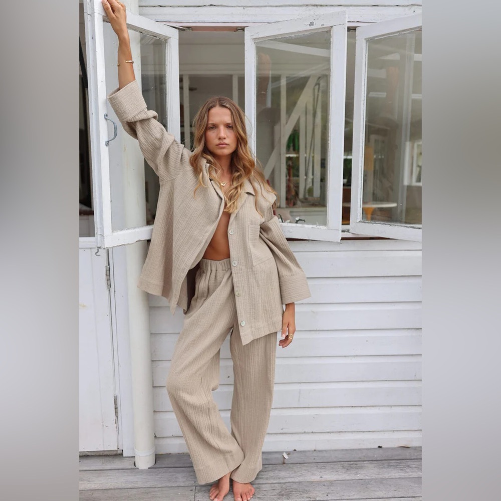 Maurie & Eve Tan Sun Break Pant - NEW - US 6